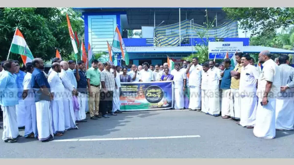 Congress Protest Against Electricity Rate Hike