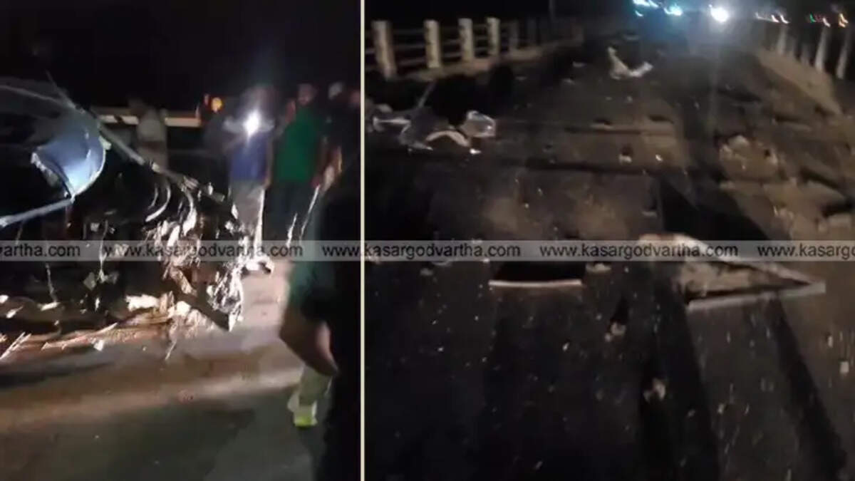 Car accident in Hosangadi, Kasaragod, three deaths