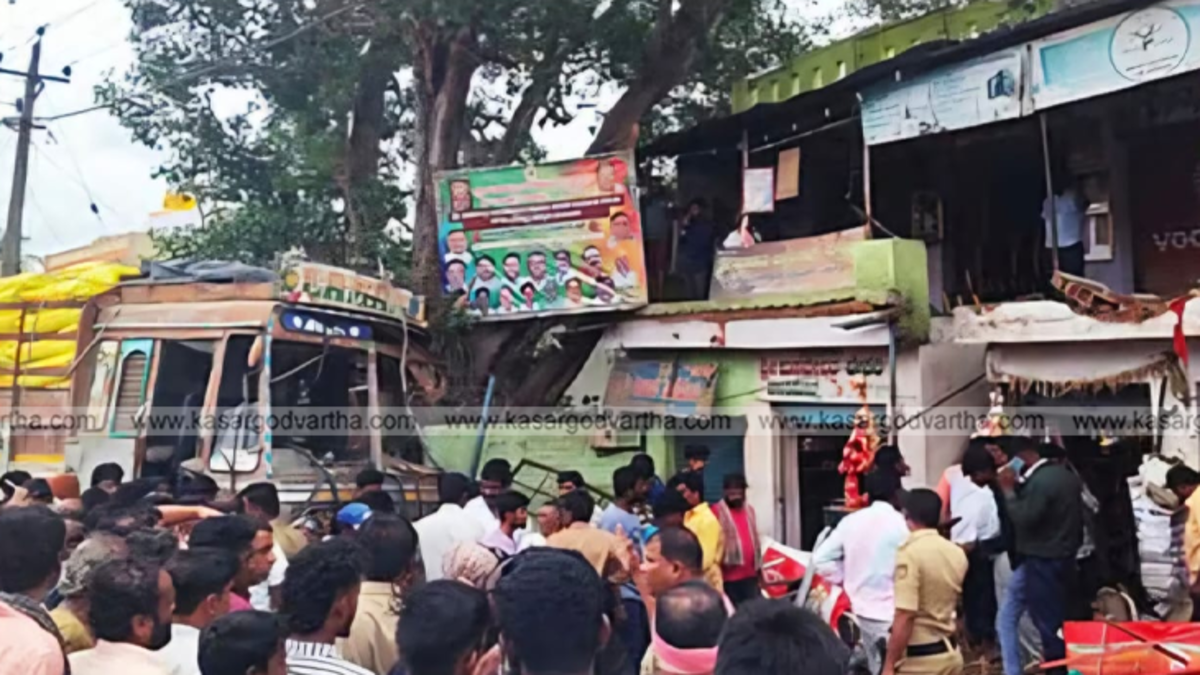 Three Dead, Three Injured After Lorry Crashes into Bakery in Tumakuru District