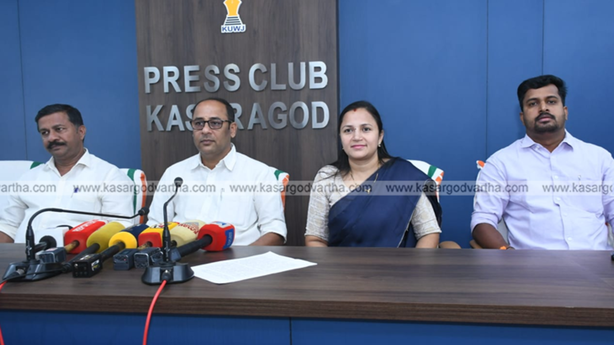 BJP leaders press conference in Kasaragod regarding language bill