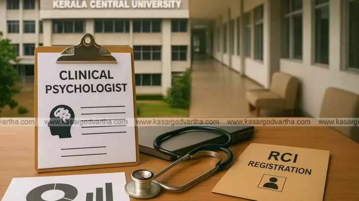 A clinical psychologist providing counselling at Kerala Central University