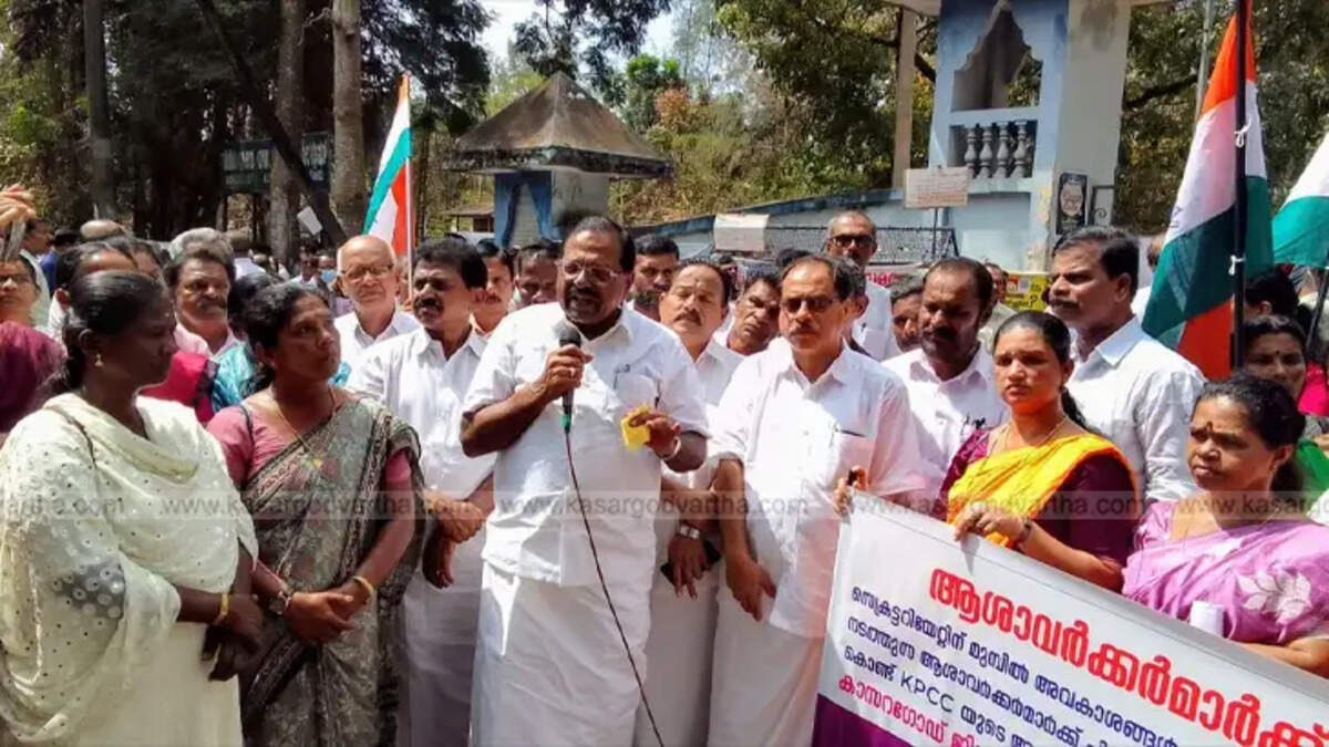ASHA workers protest, Kerala protest march