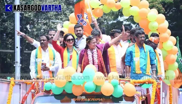  NDA Candidate M L Ashwani Files Nomination for Kasaragod Assembly Constituency Amid Enthusiastic Rally