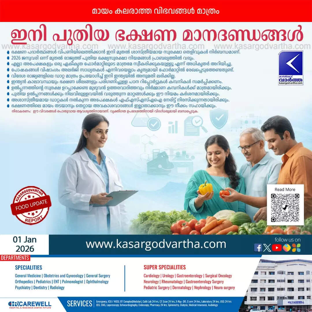 fssai new food safety rules january 2026 scientific data