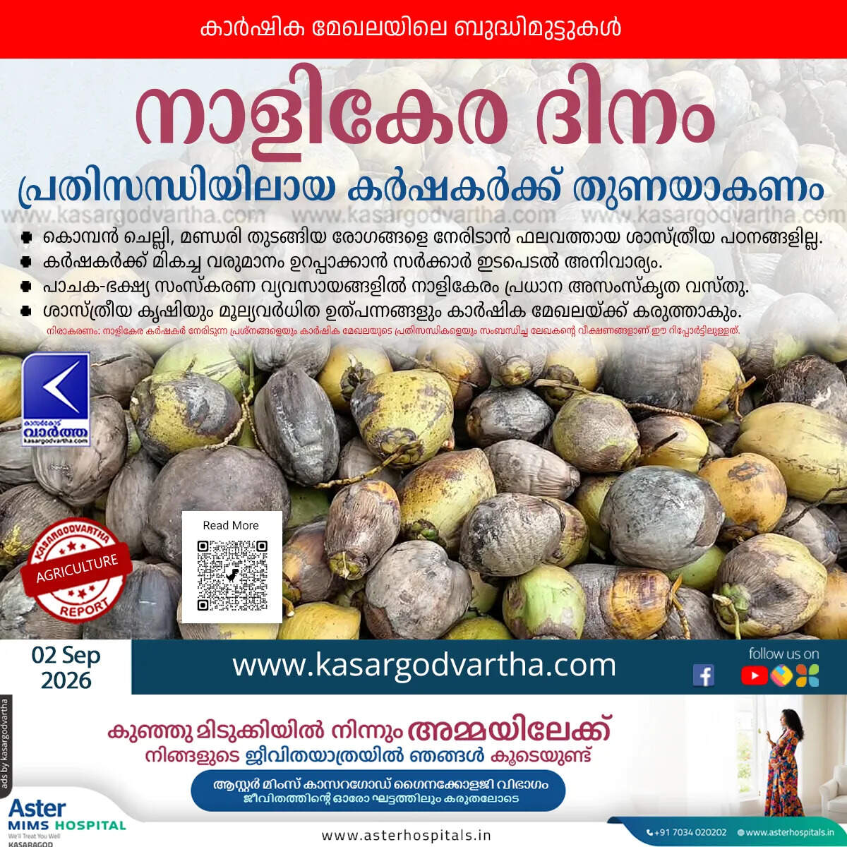 world coconut day kerala farmers challenges agriculture