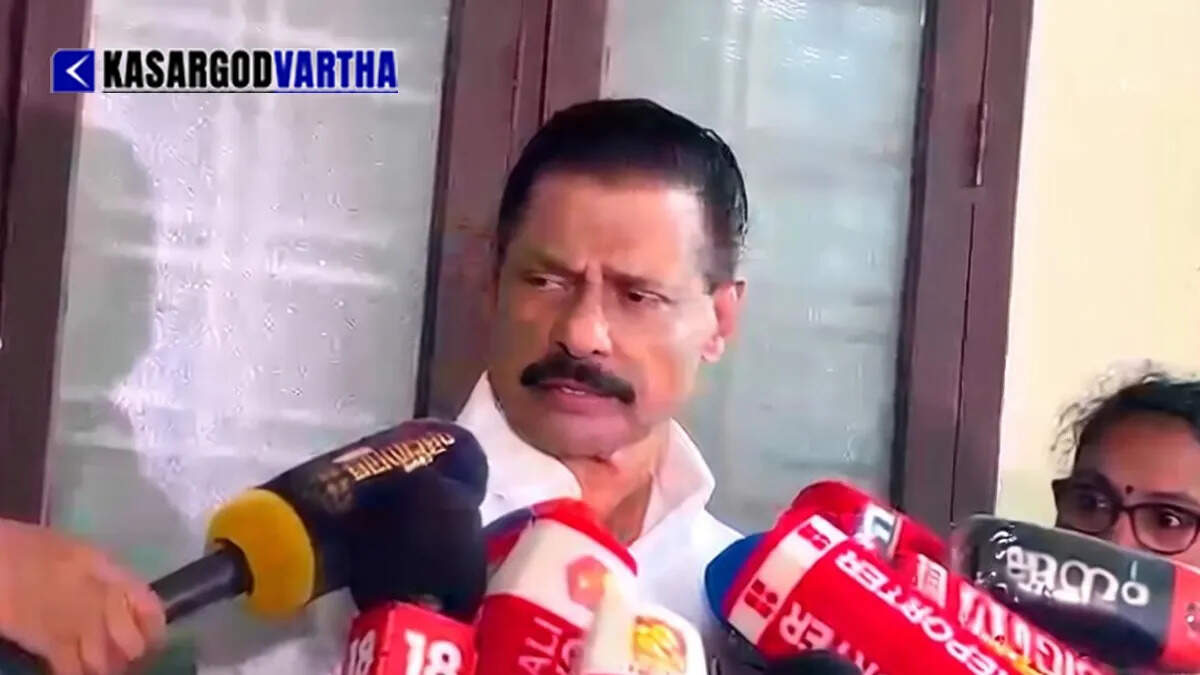 CPI(M) State Secretary M V Govindan addressing the media