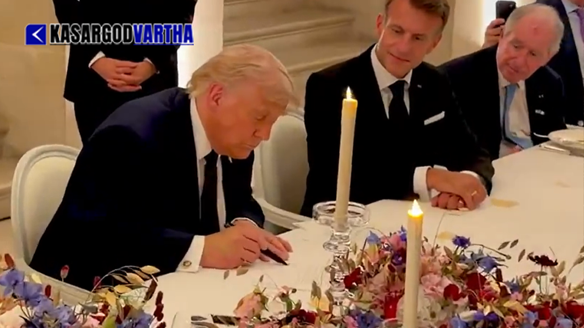 US President Donald Trump and Iranian President Masoud Pezeshkian at the agreement signing.