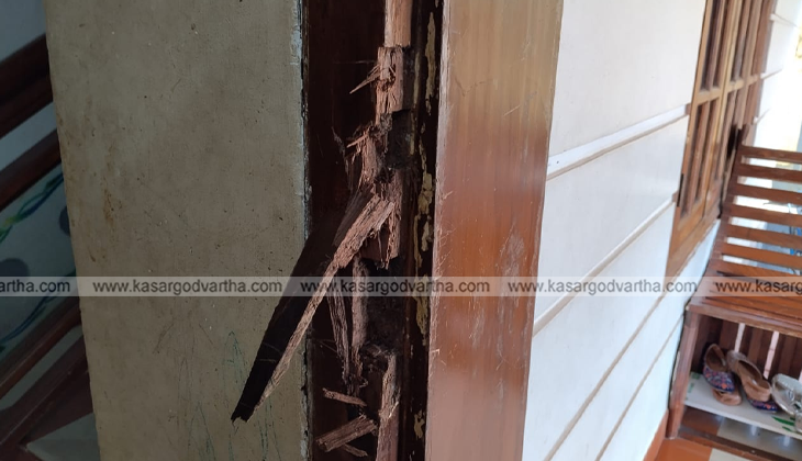 House in Cherkala where a theft took place.