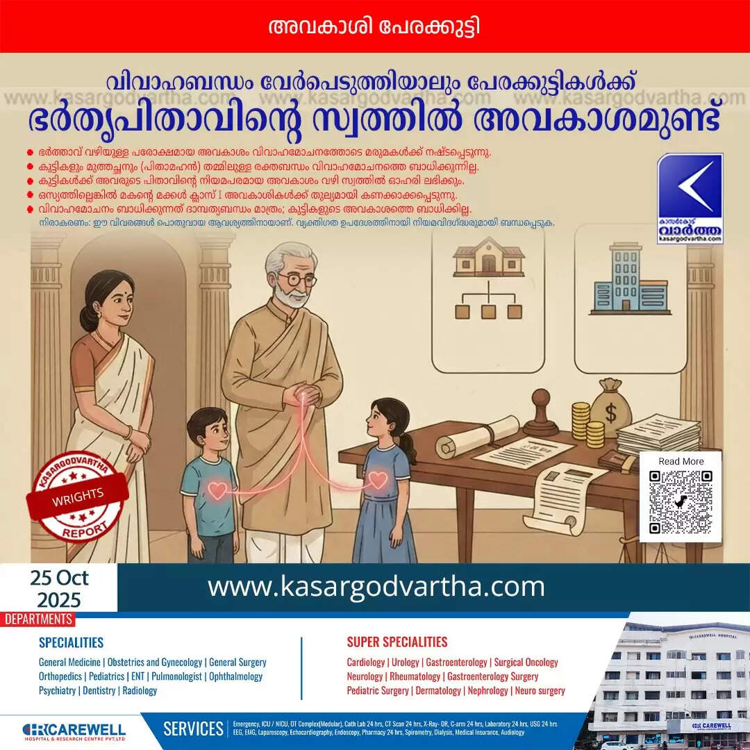 grand children rights grandfathers property divorce