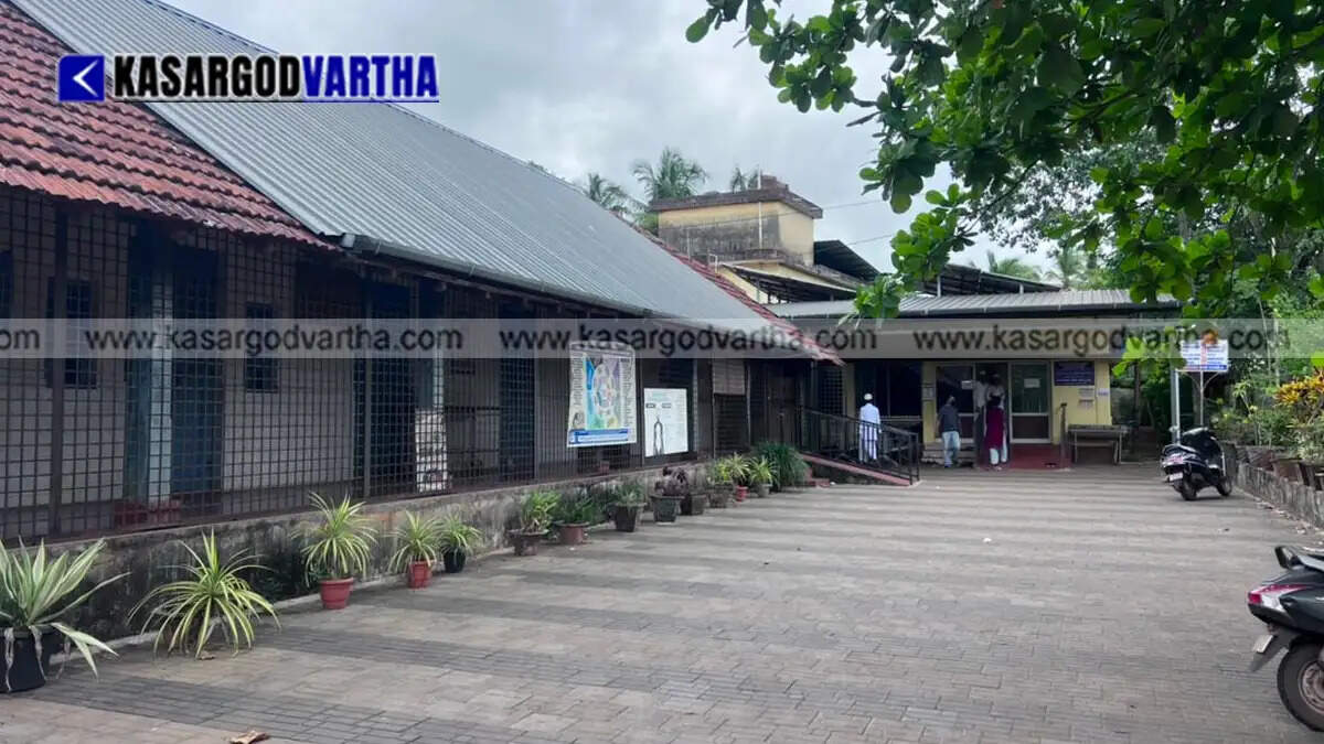 The dilapidated building of the Kumbla Block Family Health Centre.