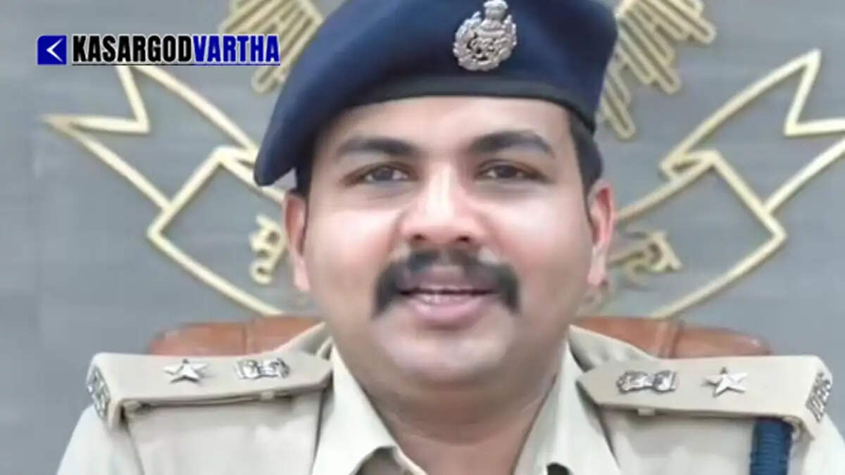  Proud moment for the district: Kanhangad native P Nidhin Raj appointed as Kasaragod District Police Chief.