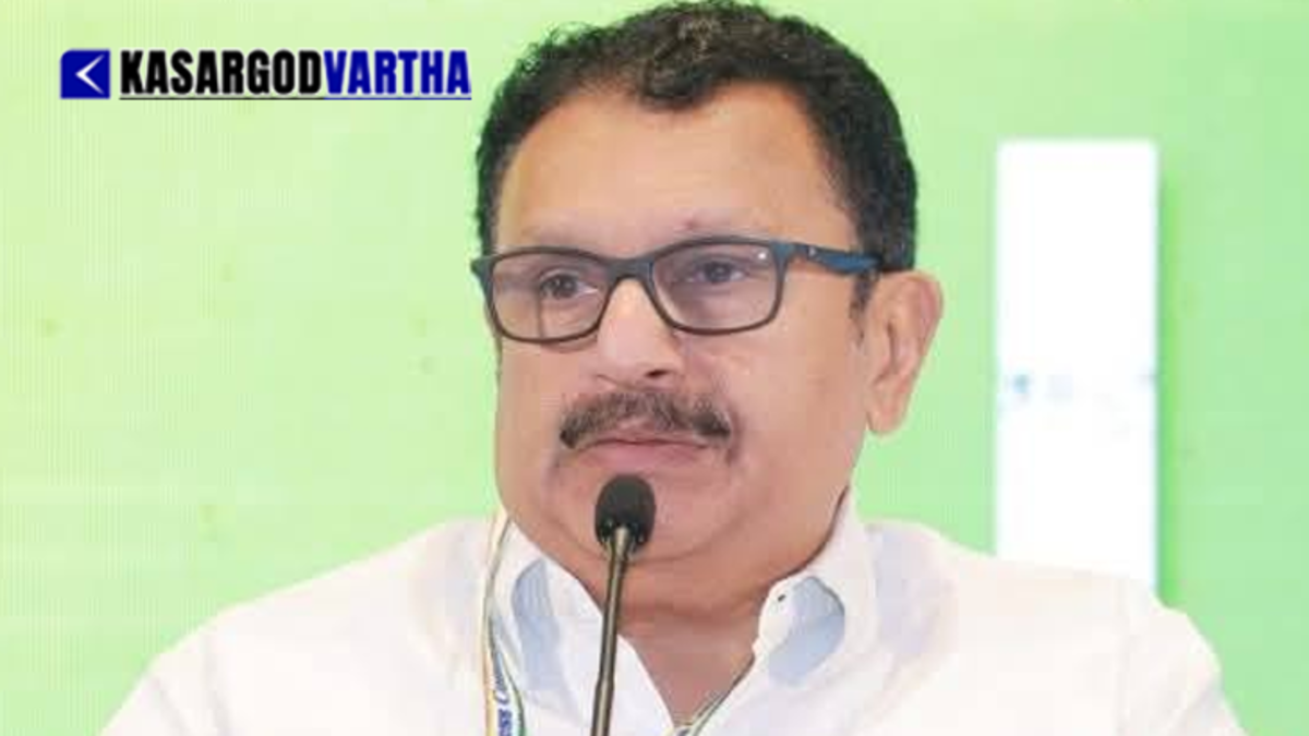  Health Minister K. Muraleedharan addressing the media regarding the AIIMS location.