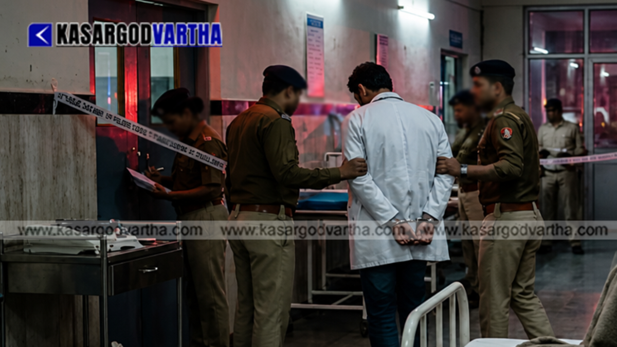 Lucknow Police Department senior officers analyzing formal citizen complaint documents inside an executive cabin workspace.