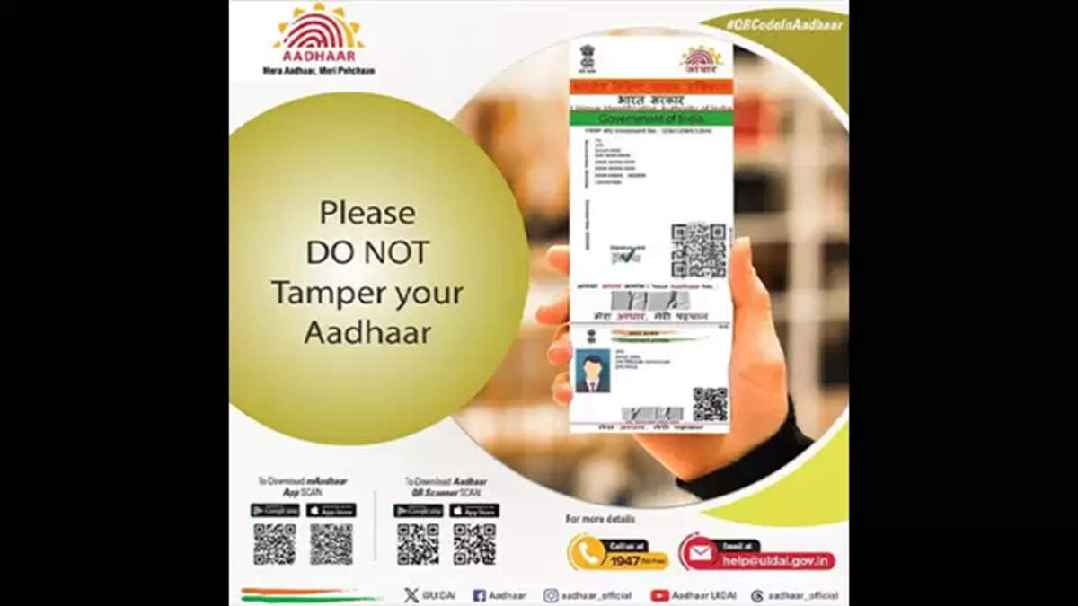 UIDAI Warns of Aadhaar Card Misuse