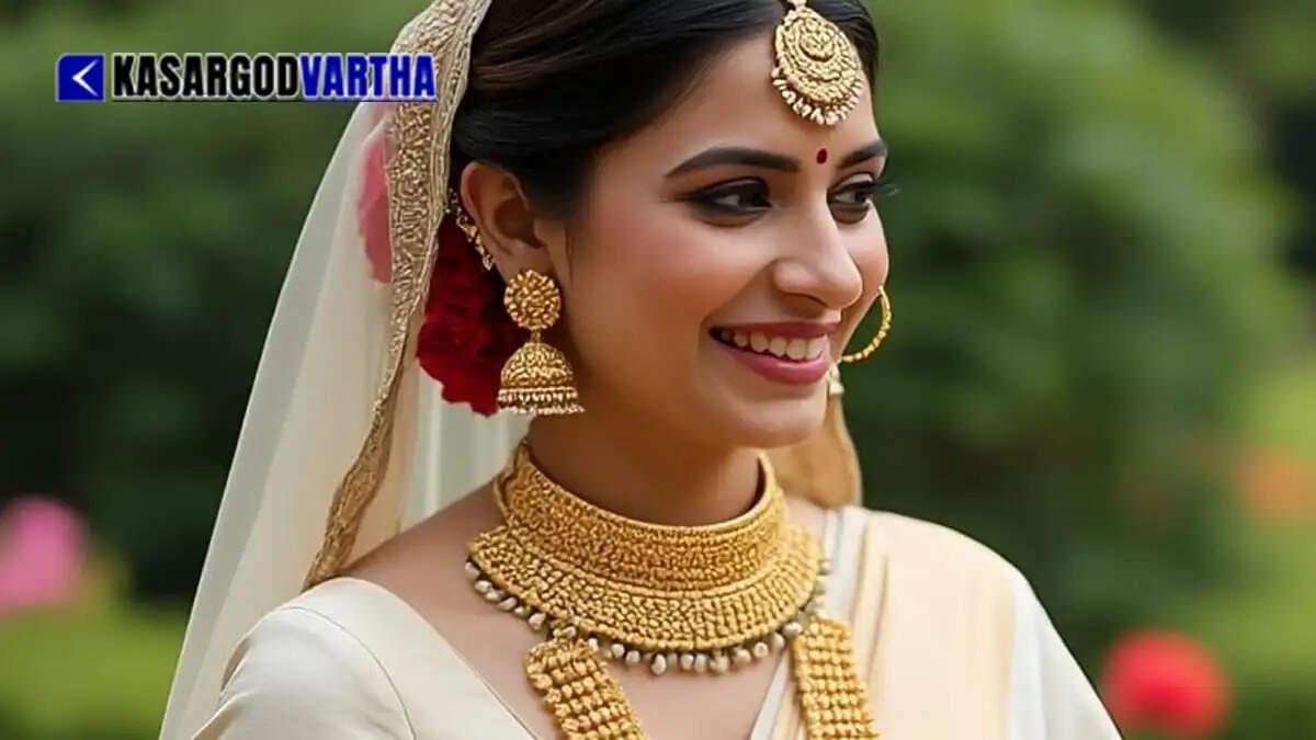 Bride Representing Kerala Gold Price July 15 