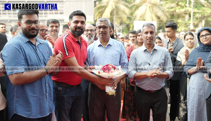 Inauguration ceremony of Yemmark Motors TVS showroom in Chemmanad, Kasaragod.