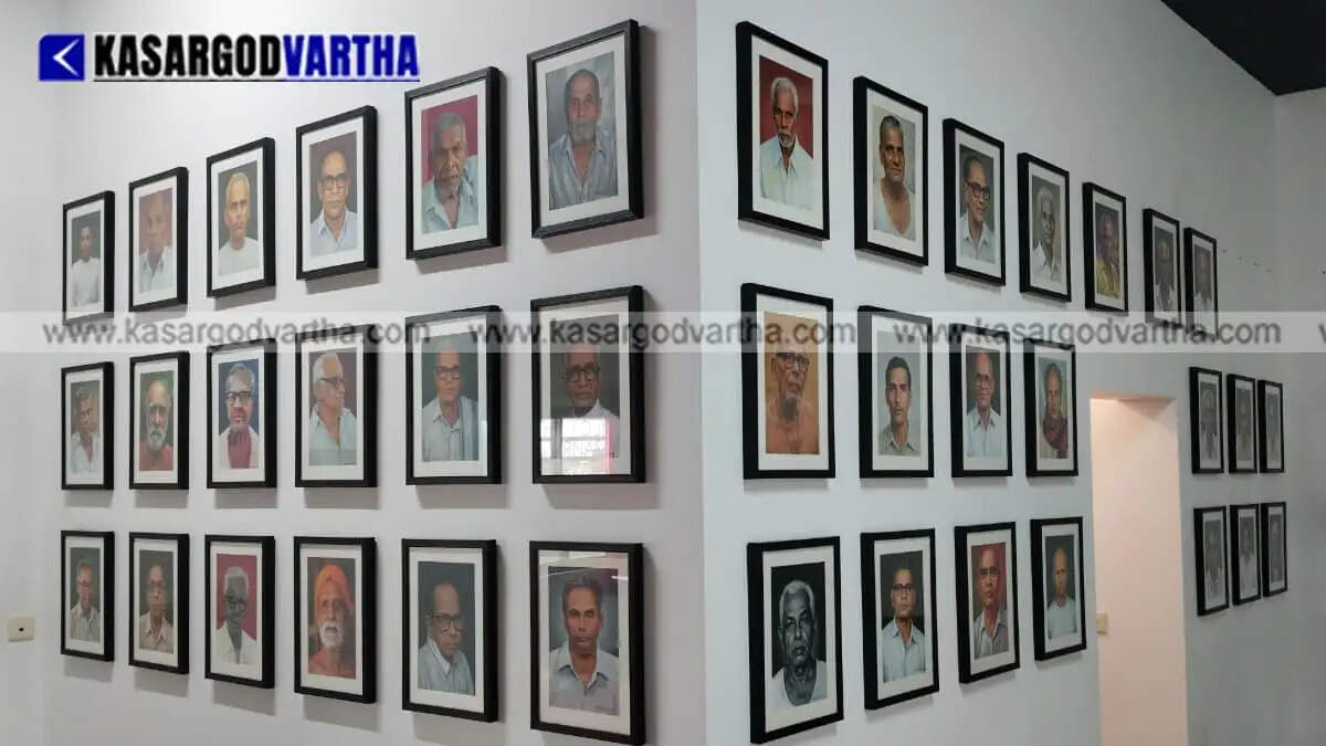 Portrait gallery of freedom fighters set up in Kanhangad; renowned sculptor Kanayi Kunhiraman to inaugurate on Saturday