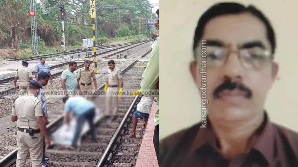 Man Dies After Being Hit by Train at Kasaragod Railway Station
