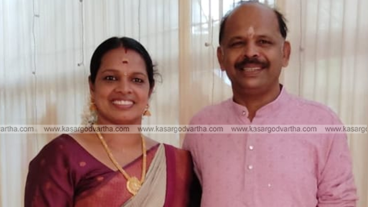Husband and wife political candidates of NDA in Kasaragod