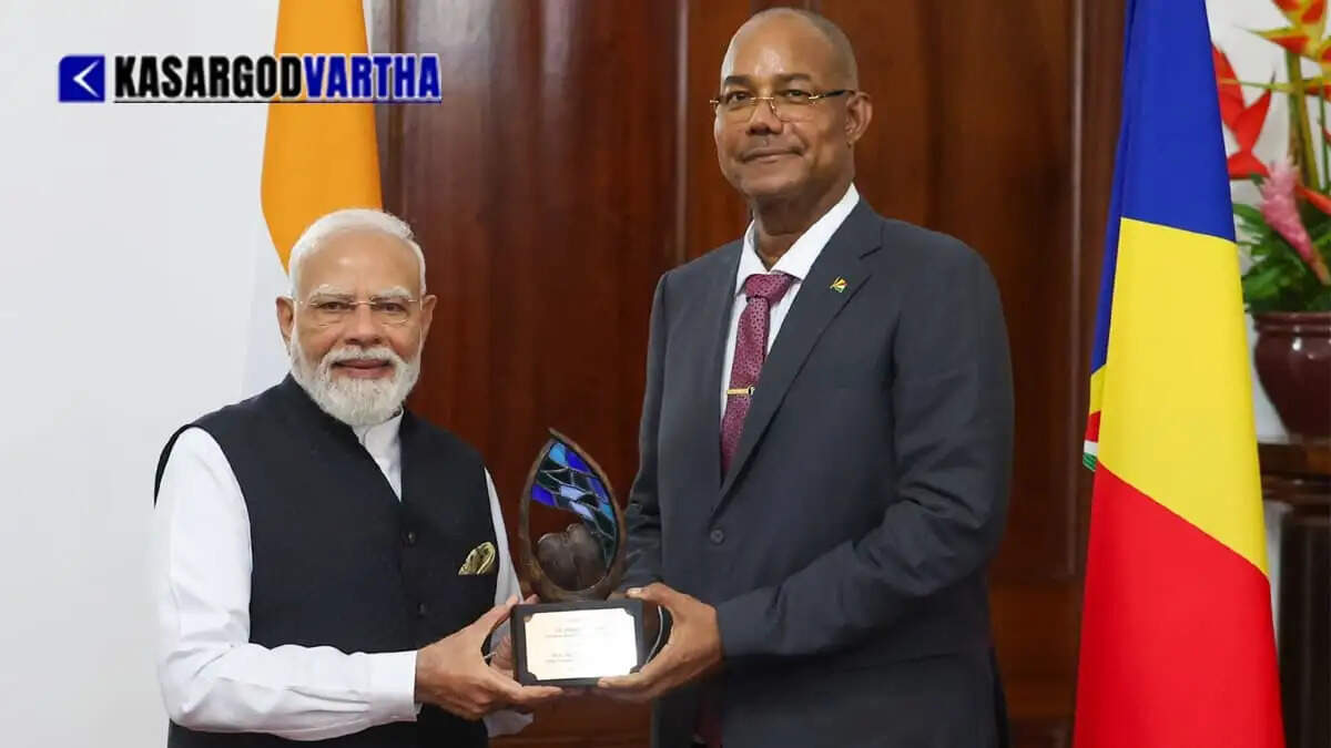 PM Narendra Modi conferred with Seychelles' highest honour 'Guardian of the Blue Horizon'