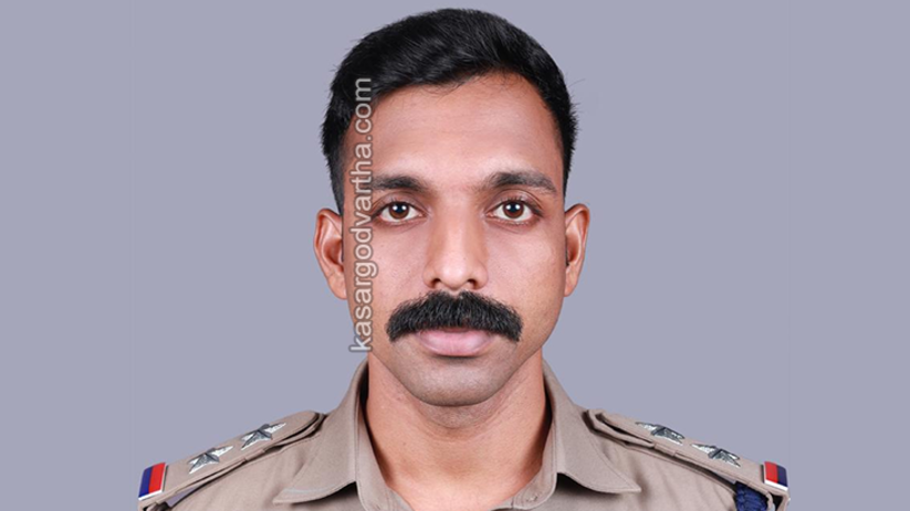 Fire Station Officer K Harsha with PhD degree