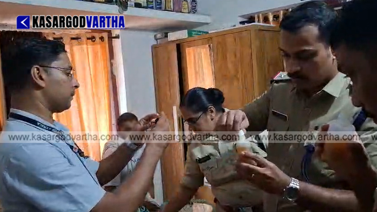  Police and health department conducting raid
