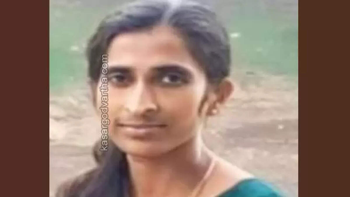 A photo of the deceased teacher, Manjula.