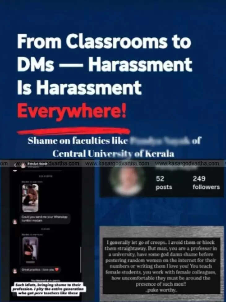 Allegations by Calicut IIM Woman Faculty; Central University Professor Accused of Sending Obscene Online Messages