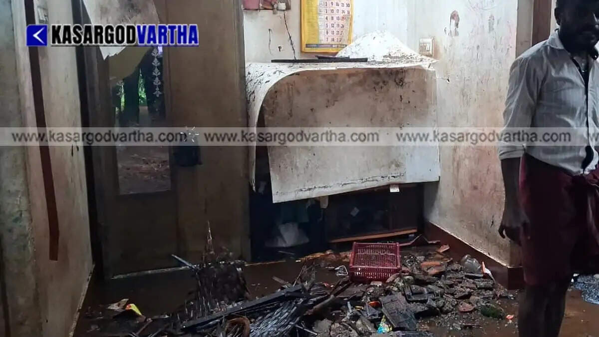 House collapses due to heavy rain and wind in Shiriya; couple injured