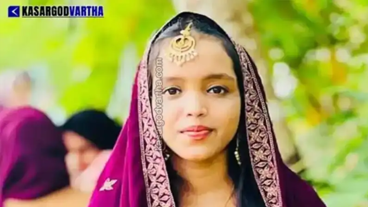 Portrait of deceased Jaseela from Kasaragod