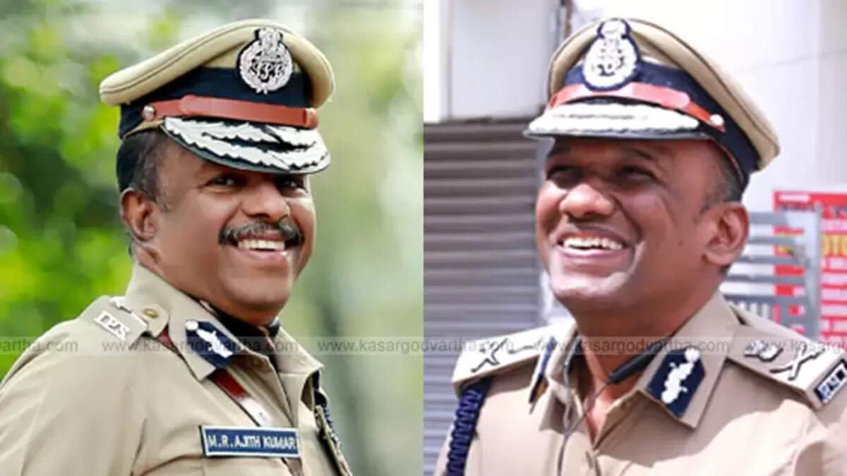 Newly appointed Kerala Police chiefs.