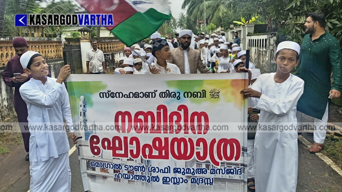Representational image of children participating in a vibrant Milad un Nabi procession