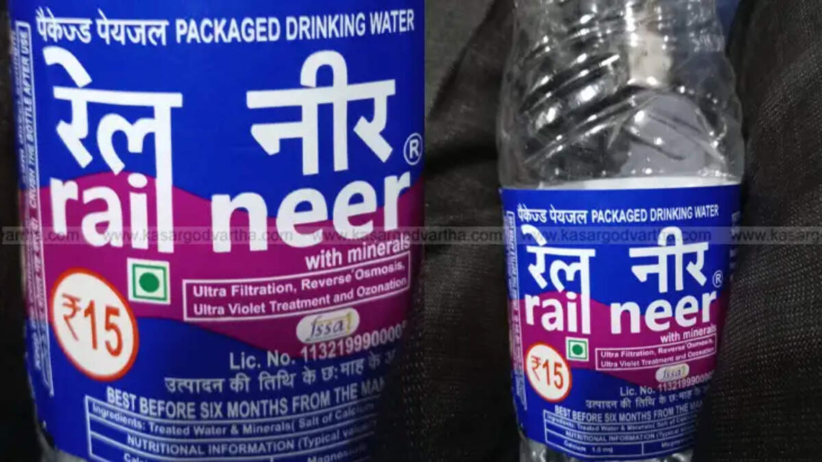 'Indian train pantry charging high bottled water prices'