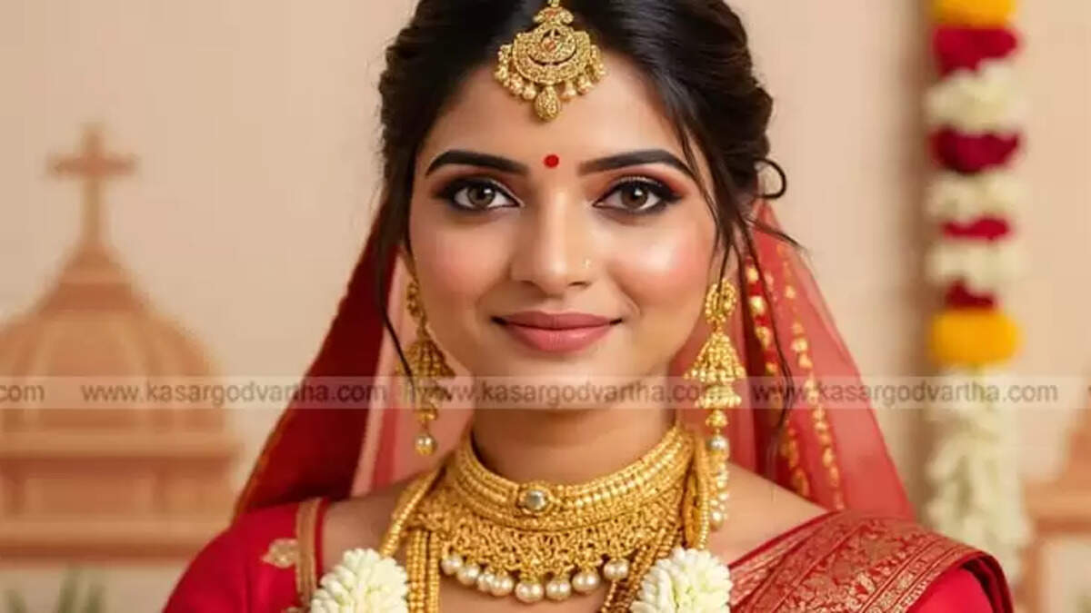 Bride Representing Kerala Gold Rate July 24