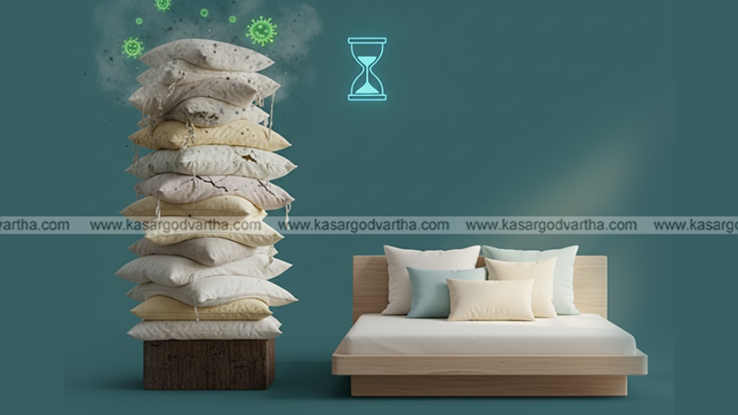 Image illustrating when to change pillow and cleaning tips