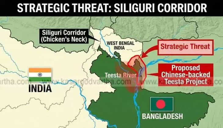 Image Representing Chinese Envoy Visits Teesta Project Near Siliguri Corridor as India-Bangladesh Ties Strain
