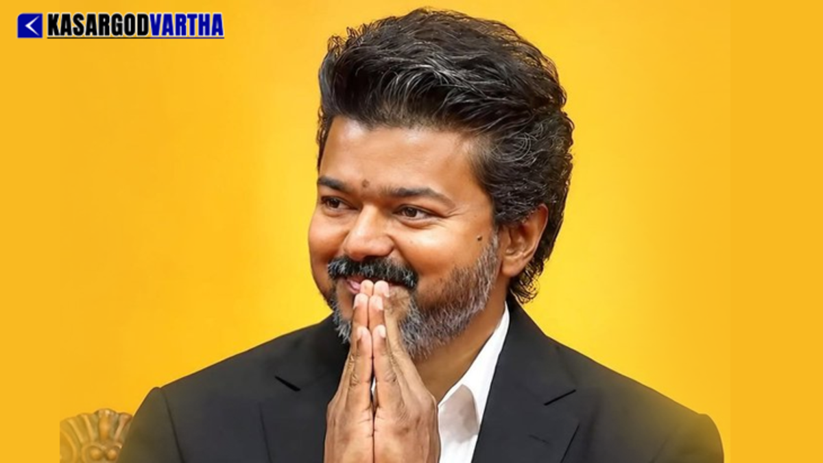 Chief Minister Joseph Vijay in his office on the first day of his tenure.