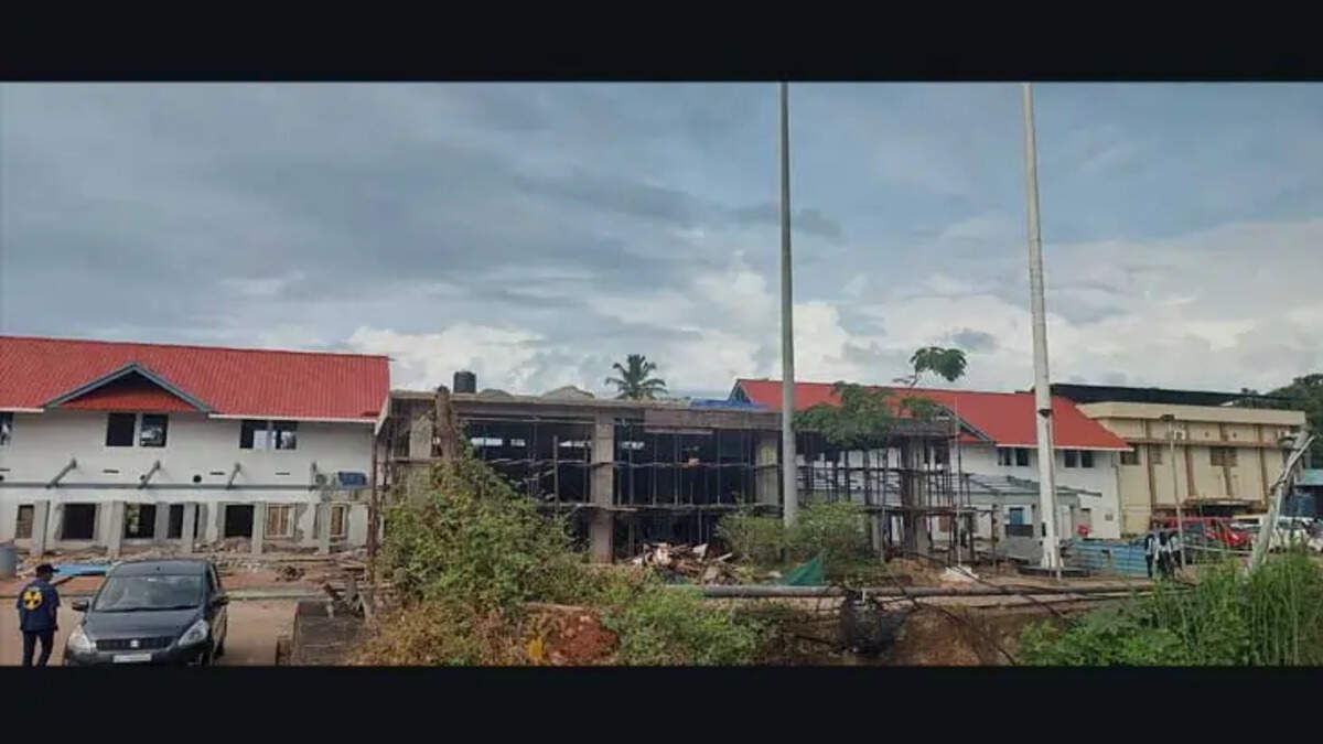 Renovation work at Kasaragod Railway Station