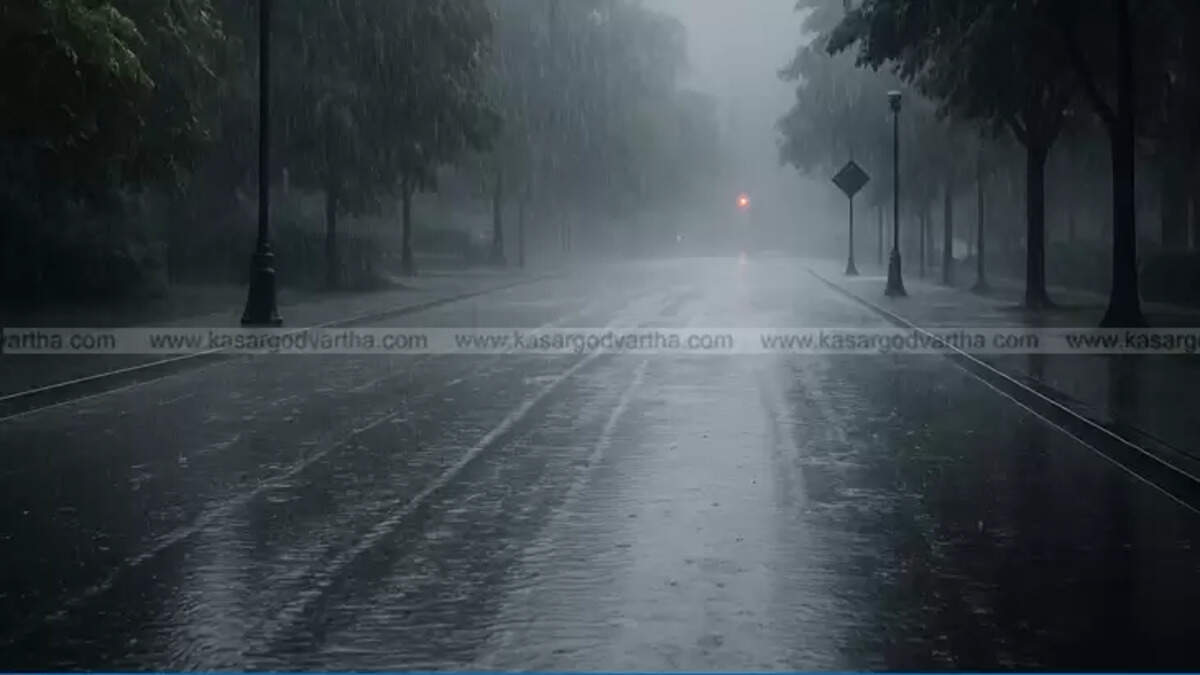  Heavy rain in Kasaragod, Red Alert declared