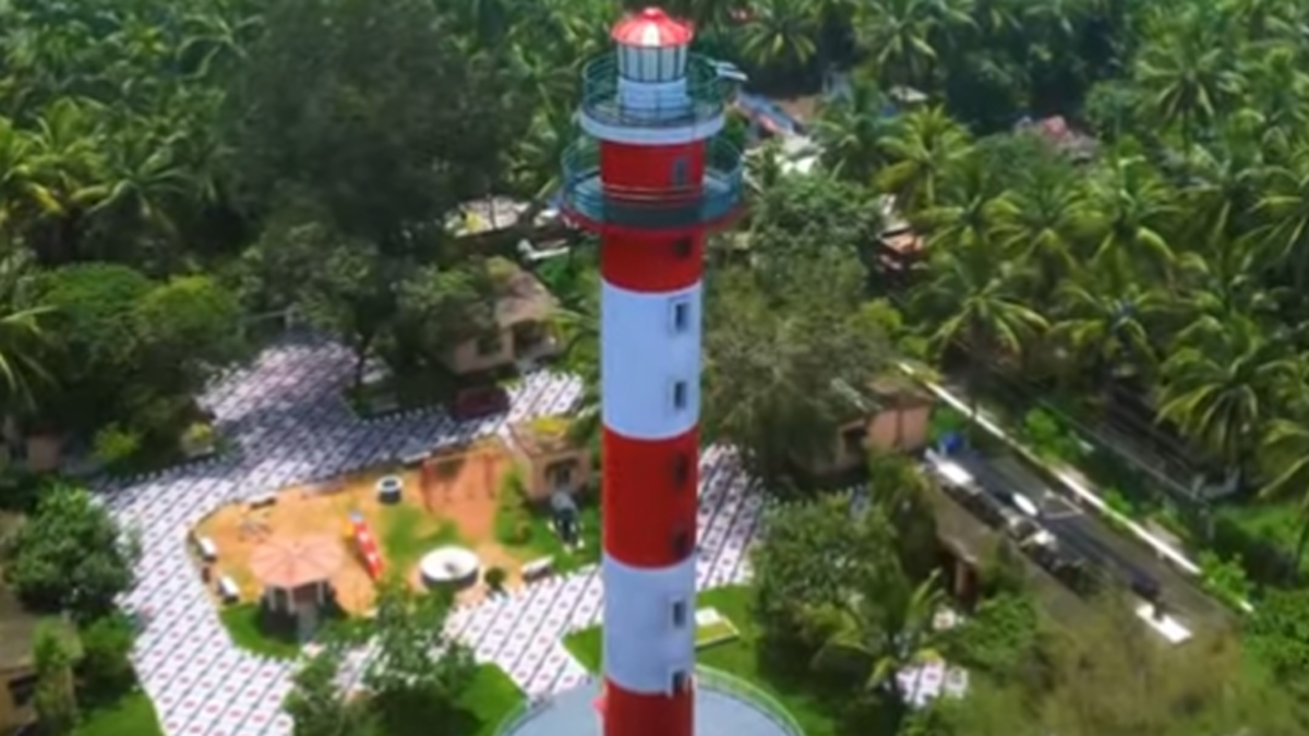 Chaavakkad lighthouse where an explosion occurred during a reels filming.