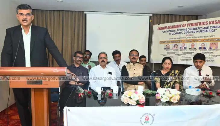 Doctors at IAP One Health Zoonotic Disease National Conference in Kasaragod