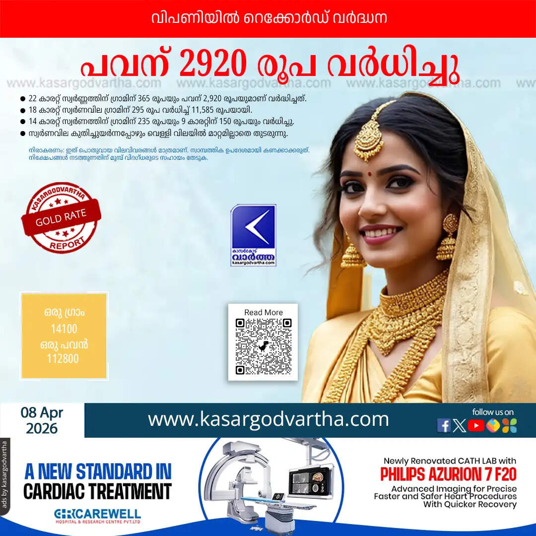 gold price massive surge rs 2920 hike kerala market 2026