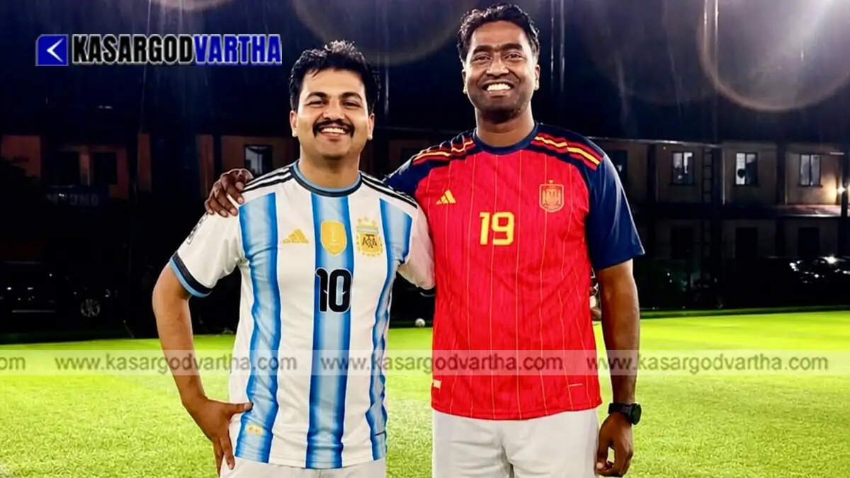 kasaragod friendly football match police vs press club pre