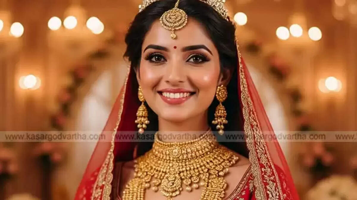 Bride Representing Kerala Gold Price August 12