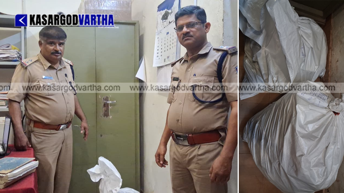 Kumbala police seizing illicit liquor