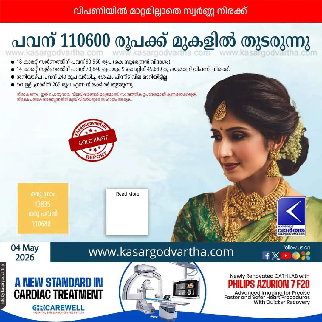 Kerala Gold Price May 04 