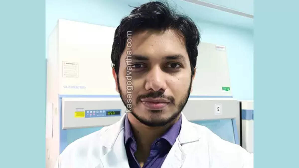 Dr. Mohammed Nihad, a researcher from Kasaragod.